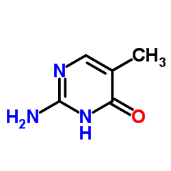 2-氨基-5-甲基-4-嘧啶醇 结构式