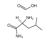 L-亮氨酰胺甲酸盐 结构式