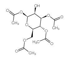1,3,4,6-四-氧-乙酰-Β-D-吡啶甘露糖 结构式
