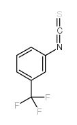 3-(三氟甲基)苯基异硫氰酸酯 结构式