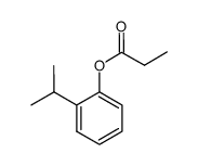Phenol, 2-(1-methylethyl)-, 1-propanoate 结构式