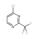 4-氯-2-三氟甲基嘧啶 结构式