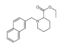 1-(萘-2-基甲基)哌啶-2-羧酸乙酯 结构式