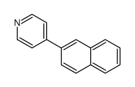 4-(萘-2-基)吡啶 结构式