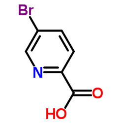 5-溴-2-吡啶羧酸 结构式