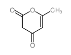 6-甲基吡喃-2,4-二酮 结构式