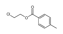 对甲基苯甲酸-2-氯乙酯 结构式
