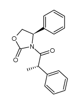 (4R)-3-[(2S)-2-苯基丙酰基]-4-苯基恶唑烷-2-酮 结构式
