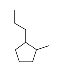 1-甲基-2-丙基环戊烷 结构式