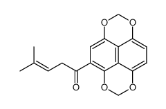 3-Penten-1-one, 4-methyl-1-naphtho[1,8-de:4,5-d'e']bis[1,3]dioxin-4-yl- (9CI) 结构式