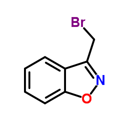3-溴甲基-1,2-苯并异噁唑 结构式