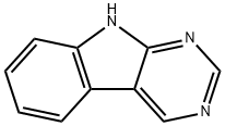 9H-嘧啶并[4,5-b]吲哚 结构式