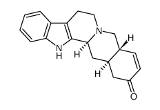 18,19-二脱氢育亨烷-17-酮 结构式