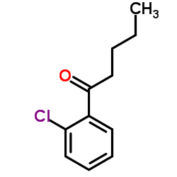 1-(2-氯苯基)戊-1-酮 结构式