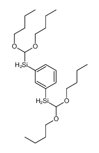 1,3-双(二丁氧基甲基硅基)苯 结构式