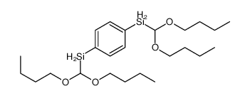 1,4-双(二丁氧基甲基硅基)苯 结构式
