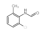 N-(2-氯-6-甲基苯基)甲酰胺 结构式