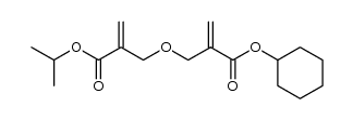 2,2'-[氧双(亚甲基)]二丙烯酸环己基异丙酯 结构式