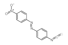 Diazene,(4-isothiocyanatophenyl)(4-nitrophenyl)- (9CI) 结构式