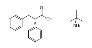 (S)-2,3-二苯基丙酸叔丁铵盐 结构式