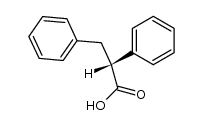 (2S)-2,3-二苯基丙酸 结构式