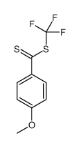 Benzenecarbodithioic acid, 4-methoxy-, trifluoromethyl ester 结构式
