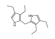 2,2'-亚甲基双(3,4-二乙基吡咯) 结构式