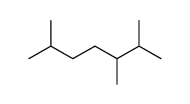 2,3,6-Trimethylheptane. 结构式