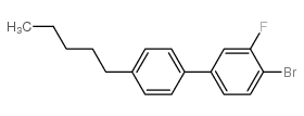 4-戊基-4-溴-3-氟联苯 结构式