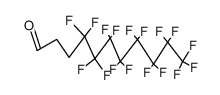 4,4,5,5,6,6,7,7,8,8,9,9,10,10,11,11,11-十七氟十一醛 结构式
