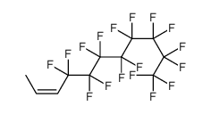 4,4,5,5,6,6,7,7,8,8,9,9,10,10,11,11,11-十七氟-2-十一碳烯 结构式