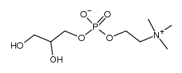 L-α-甘油磷酰胆碱 结构式
