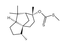 Carbonodithioic acid, S-methyl O-(octahydro-3,6,8,8-tetramethyl-1H-3a,7-methanoazulen-6-yl) ester, [3R-(3α,3aβ,6α,7β,8aα)]- (9CI) 结构式