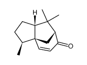 1,2,3,7,8,8a-六氢-3,8,8-三甲基-[3S-(3α,3aα,7α,8aα)]-6H-3a,7-甲桥薁-6-酮 结构式