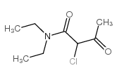 2-氯-N,N-二乙基乙酰乙酰胺 结构式