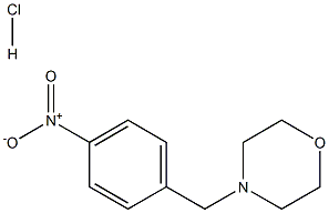 4-(4-硝基苄基)吗啉盐酸盐 结构式