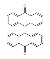9,9'-联蒽-10,10'(9H,9'H)-二酮 结构式