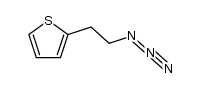 2-(2-叠氮乙基)噻吩 结构式