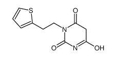 1-[2-(2-噻吩基)乙基]-2,4,6(1H,3H,5H)-嘧啶三酮 结构式