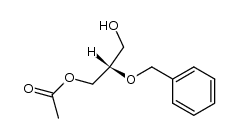 (S)-(+)-1-O-乙酰基-2-O-苄基甘油 结构式