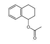 1,2,3,4-四氢萘-1-基乙酸酯 结构式