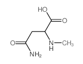 4-氨基-2-(甲氨基)-4-氧代丁酸 结构式