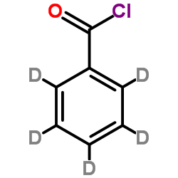 苯甲酰氯-D5 结构式