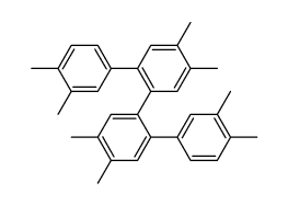 3,3''',4,4',4'',4''',5',5''-八甲基-1,1':2',1'':2'',1'''-四联苯 结构式