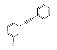 1-氯-3-(2-苯基乙炔)苯 结构式