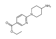 4-氨基-1-(5-乙氧基羰基吡啶-2-基)哌啶 结构式