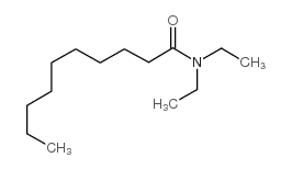 N,N-二乙基癸酰胺 结构式