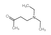 1-二乙基氨-3-丁酮 结构式
