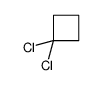 1,1-Dichlorocyclobutane 结构式