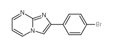 2-(4-溴苯基)-咪唑并[1,2-A]-7-甲基嘧啶 结构式